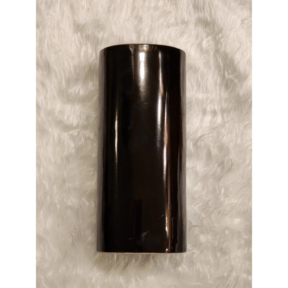 Beautiful Japanese Kutani Black Oval Vase